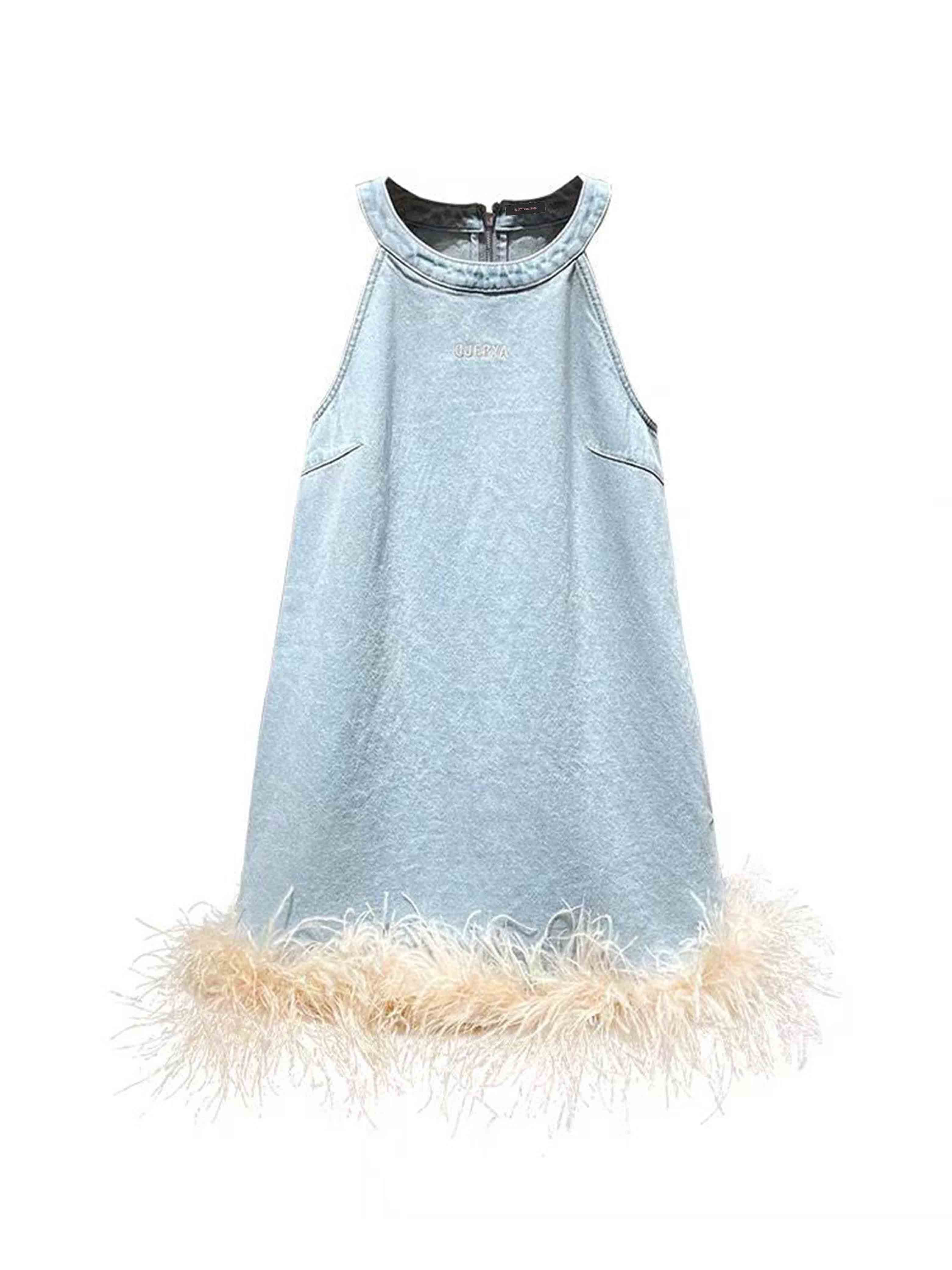 Denim Halter Dresses