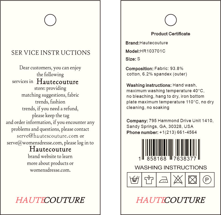 Black suspender dress