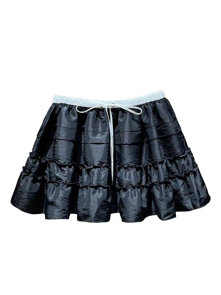 Black puffy skirt