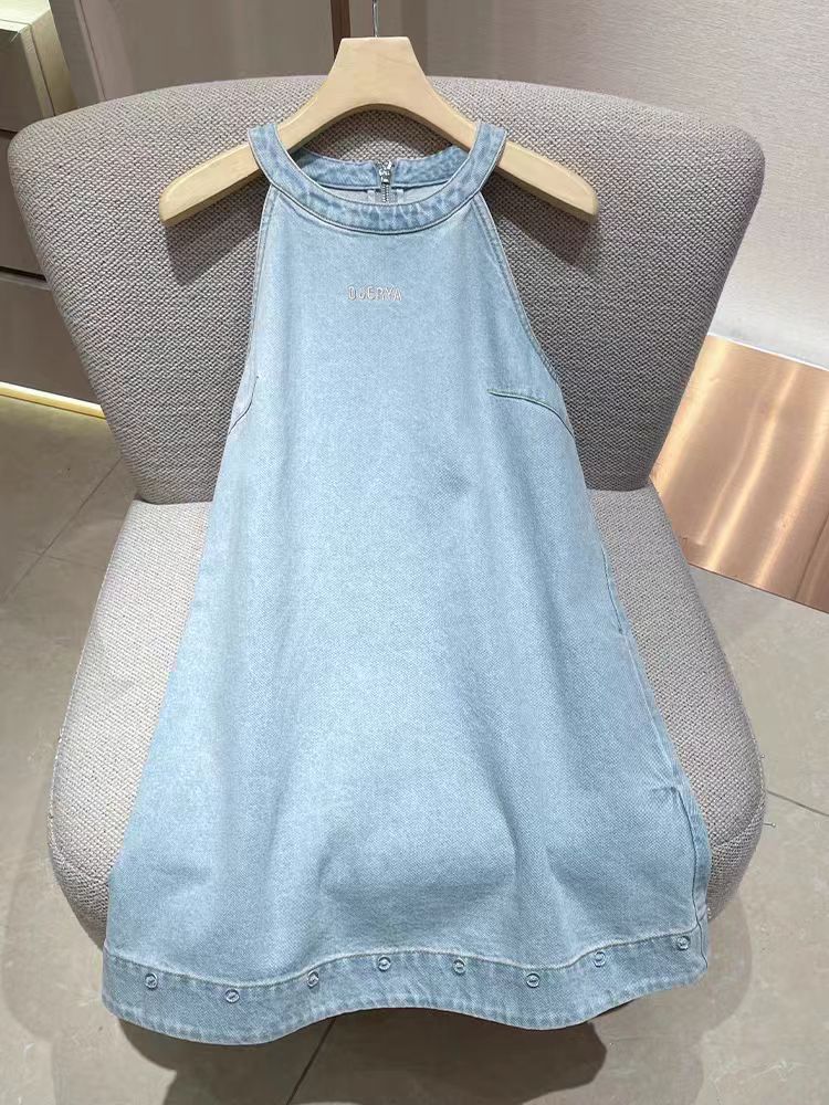 Denim Halter Dresses