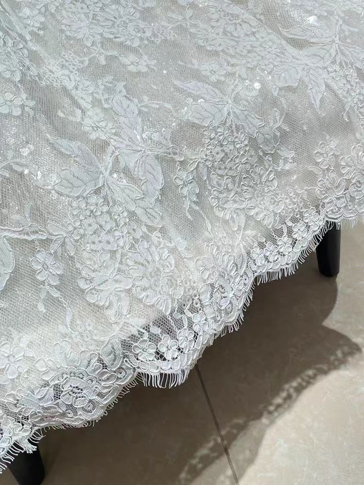 White Lace Sling Dress