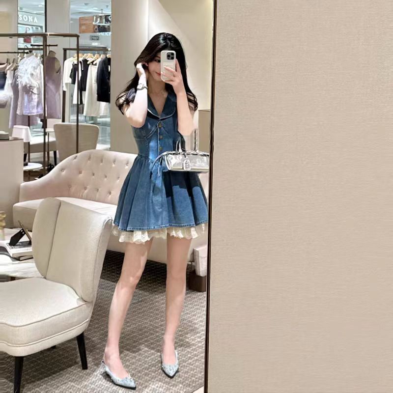 Women's Mini Denim Dress