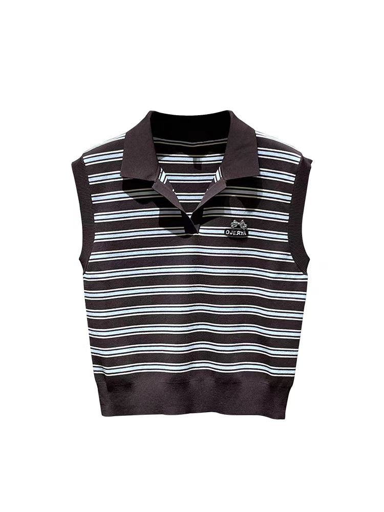 Women's Striped Stretch Tops