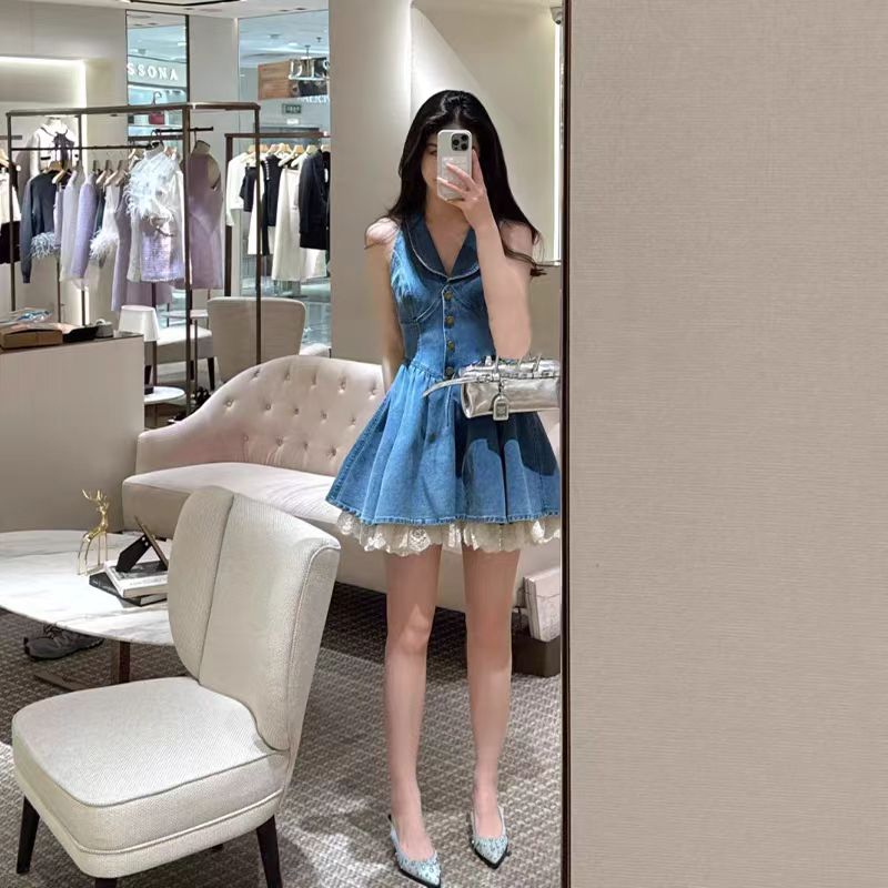 Women's Mini Denim Dress