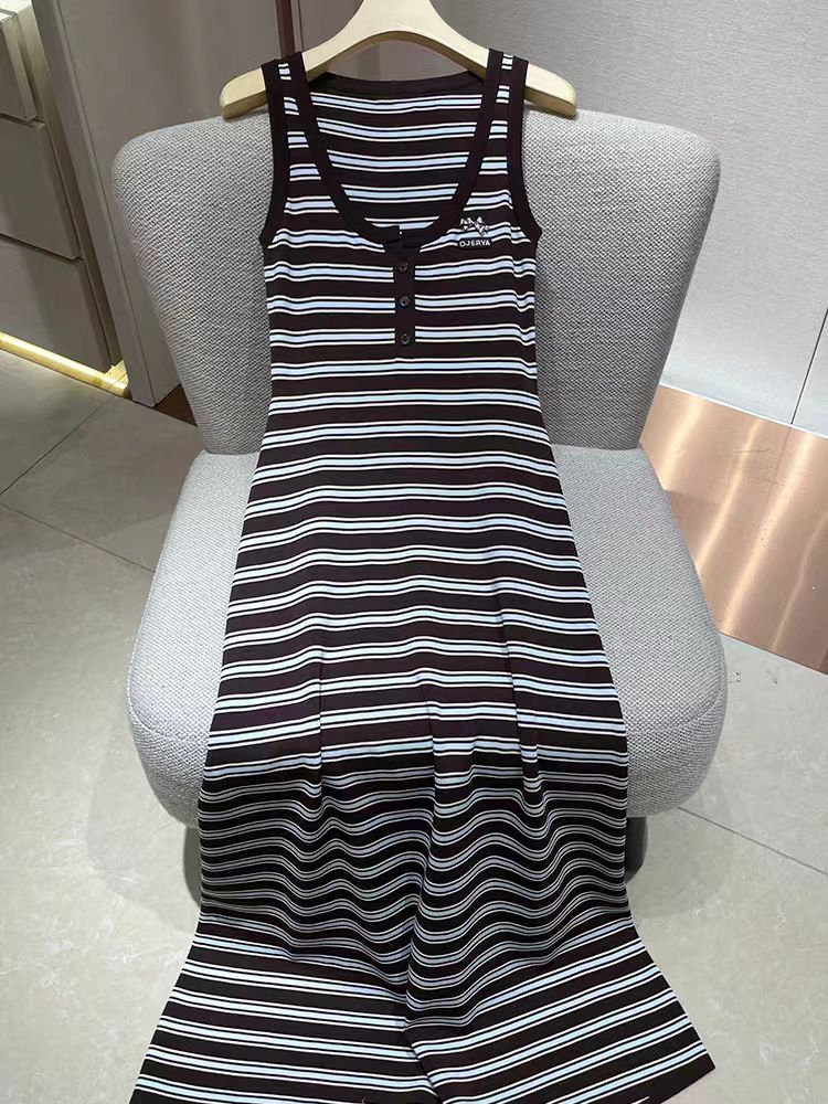 Women's striped summer dress