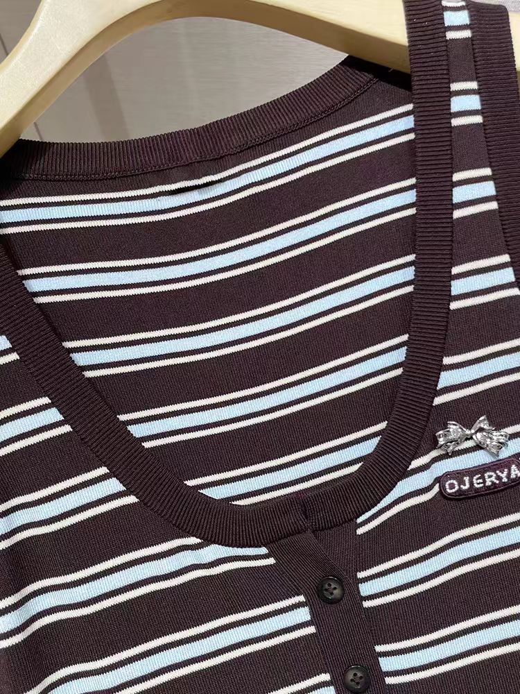 Women's striped summer dress