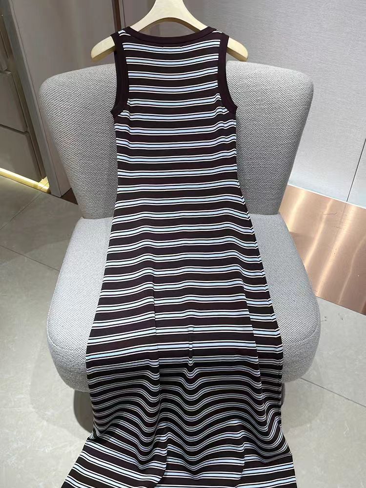 Women's striped summer dress