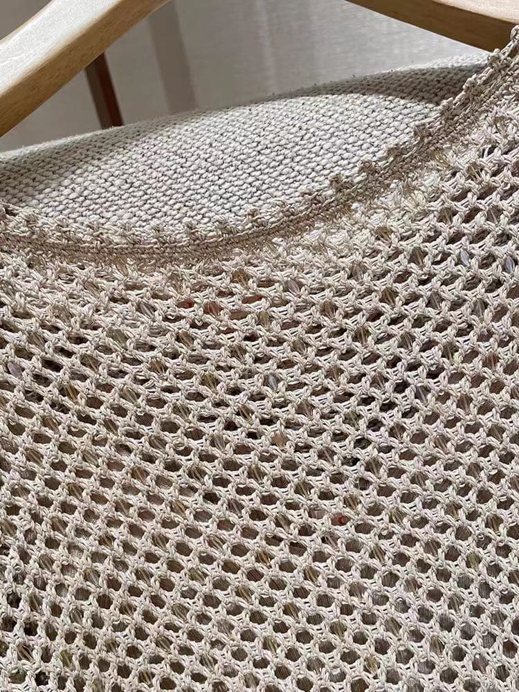Hollow Crochet Sweater