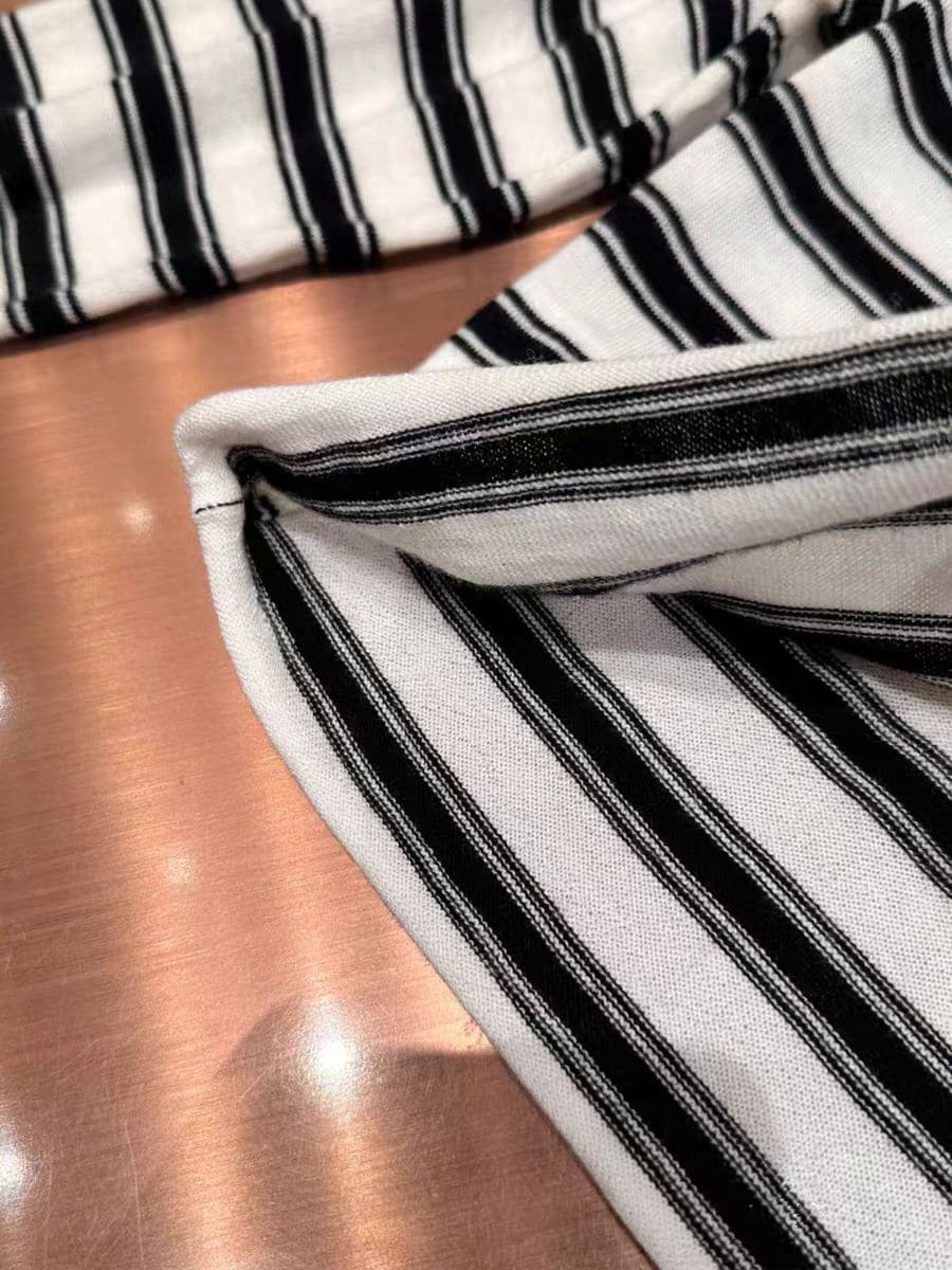 Cropped Striped Sweater