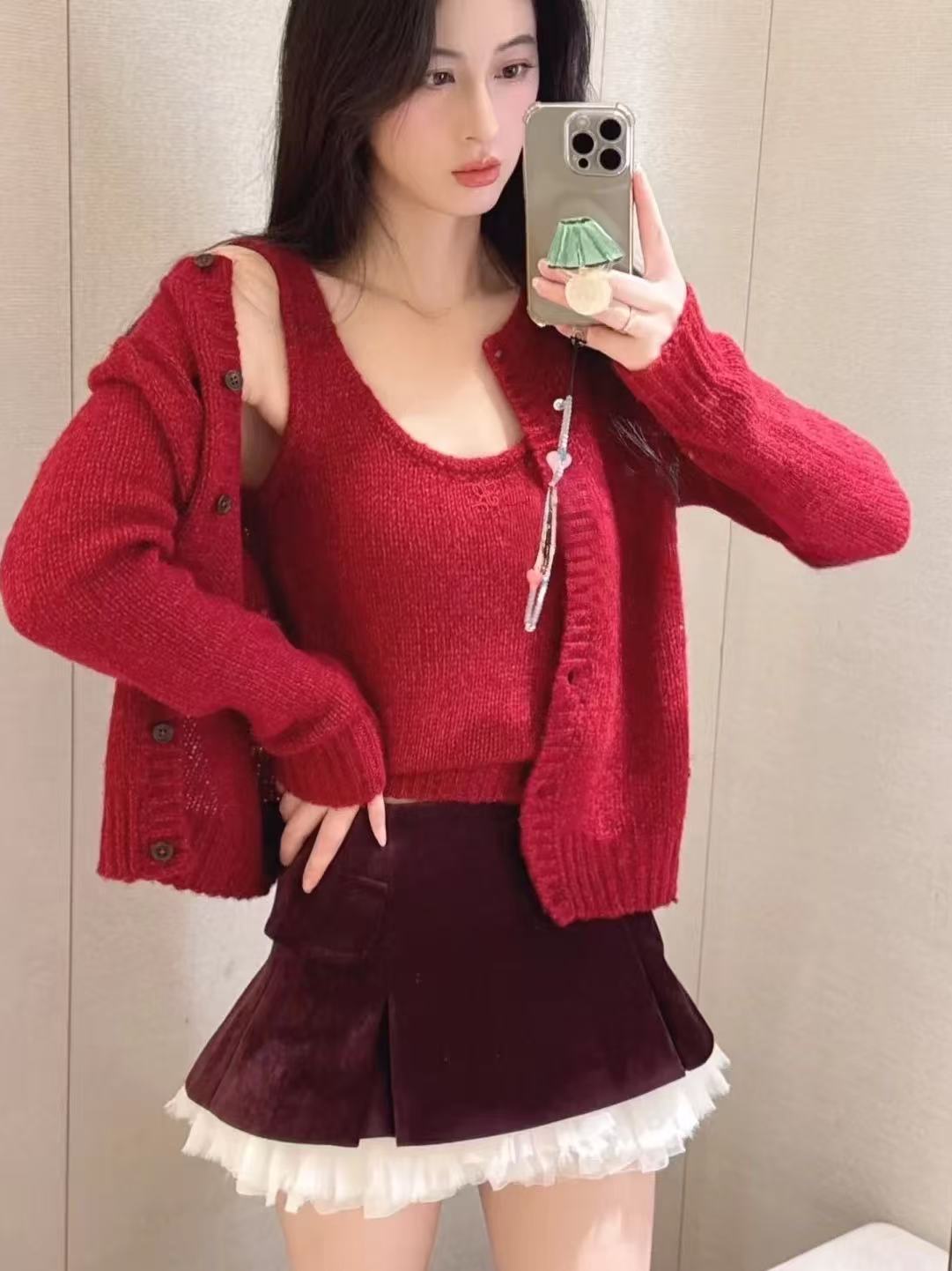 Burgundy Holiday Sweaters