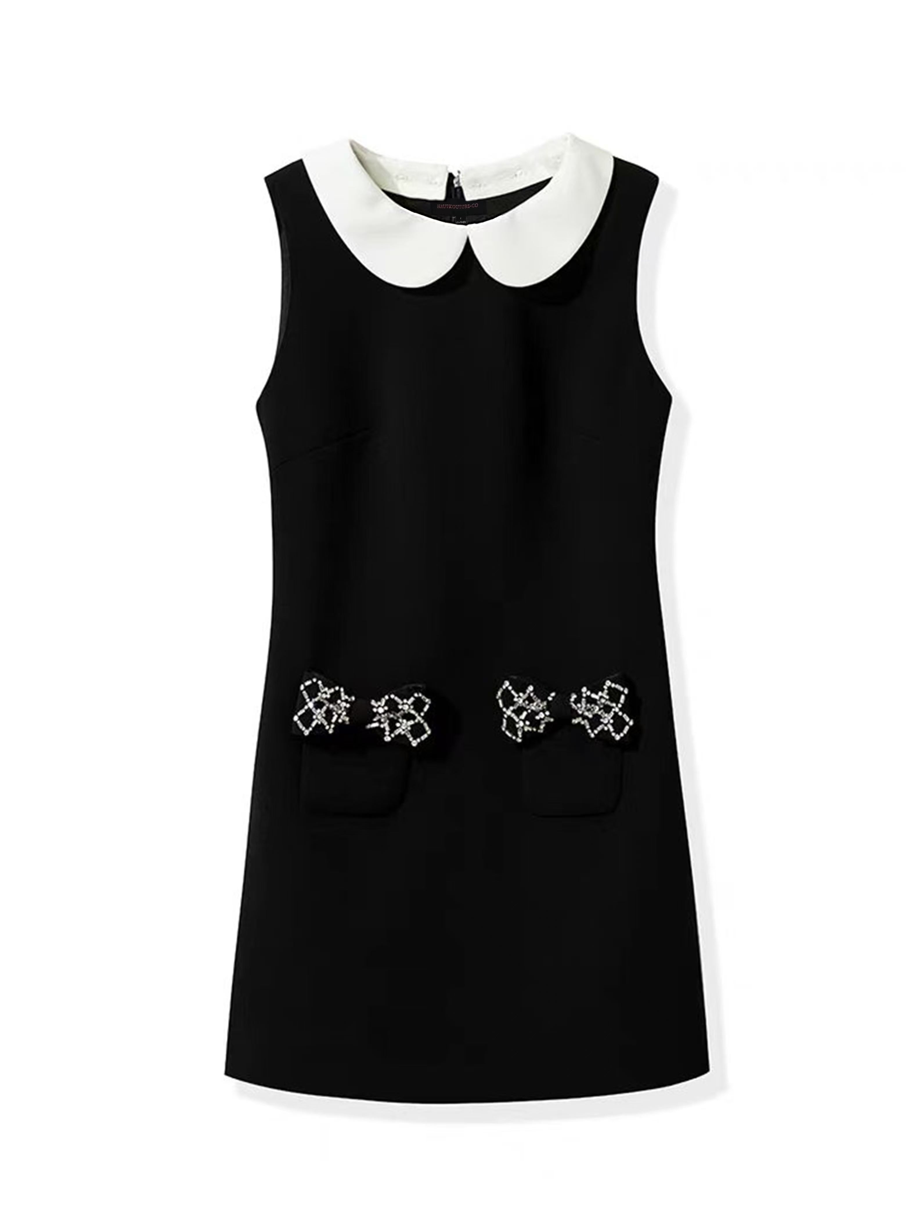 Black Slim Fit Sleeveless Dress