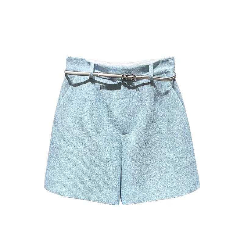 Light Blue Shorts For Women