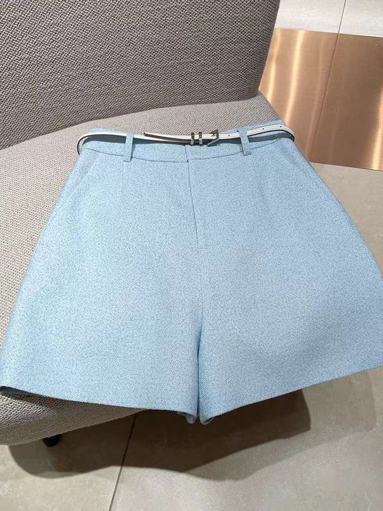 Light Blue Shorts For Women