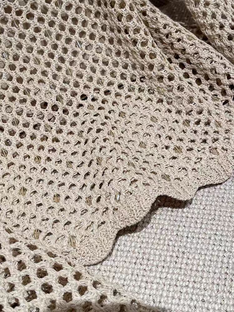 Hollow Crochet Sweater