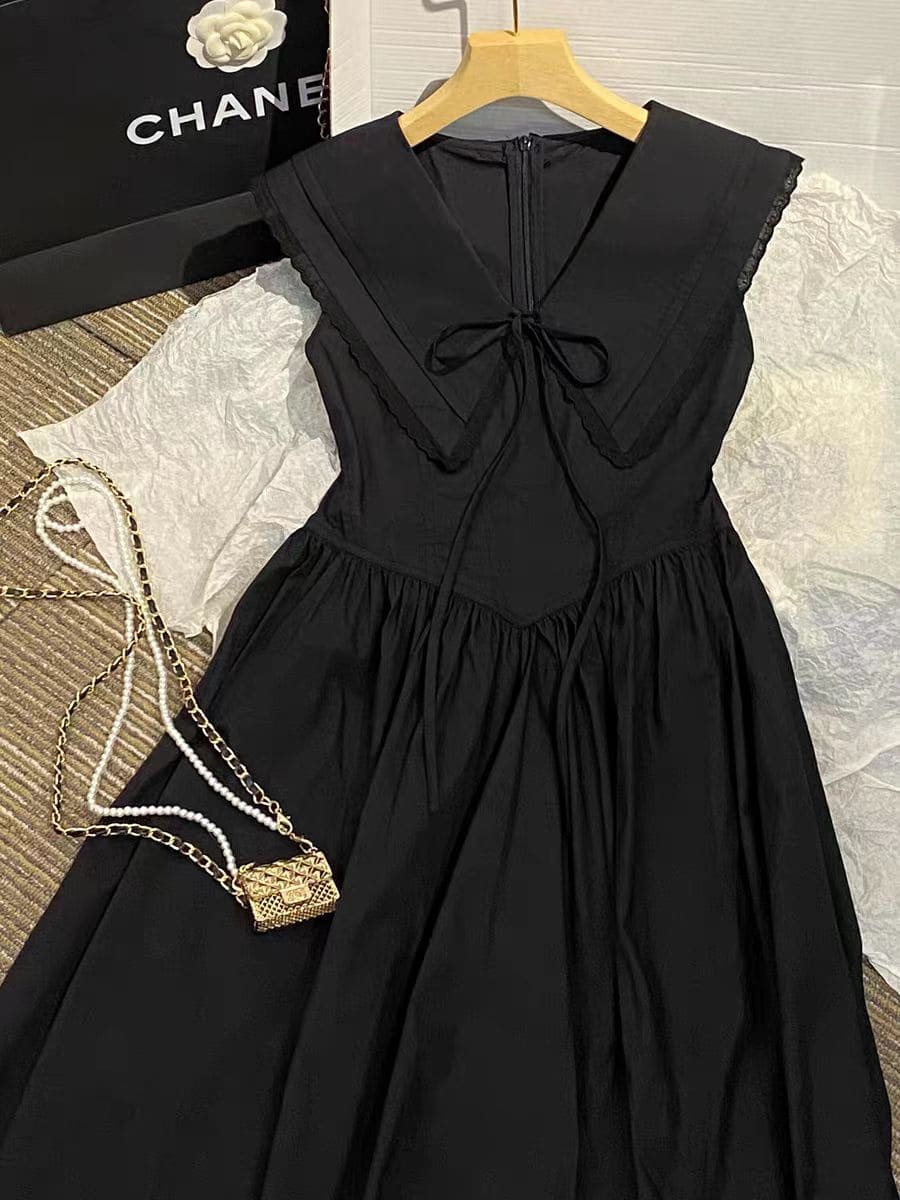 Black petite dress