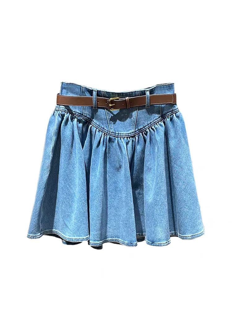 womens denim skirt