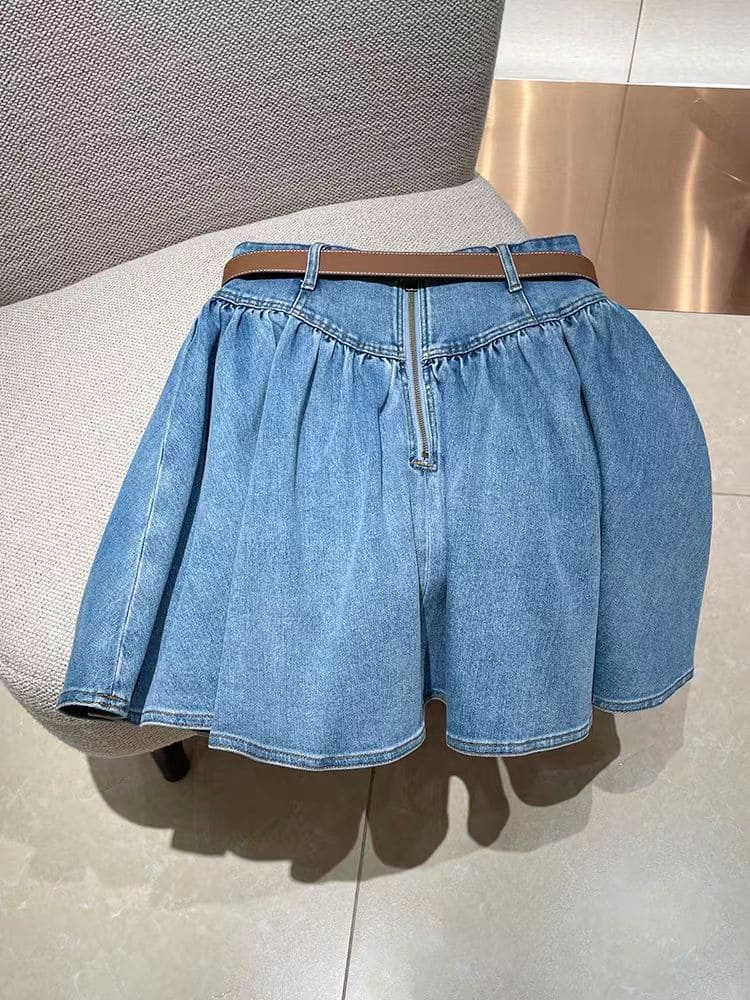 womens denim skirt