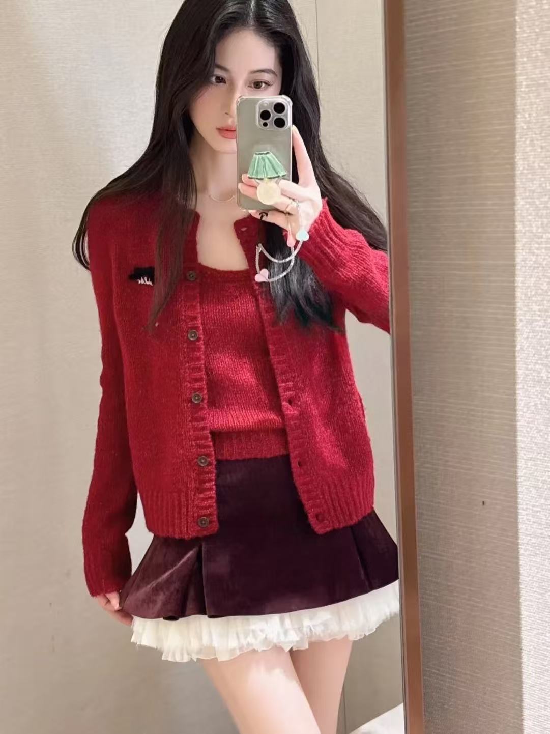 Burgundy Holiday Sweaters